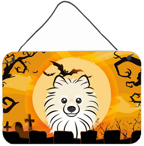 Halloween Pomeranian Wall and Door Hanging Prints