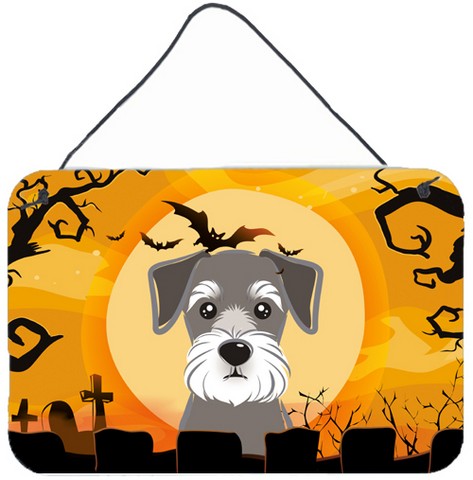 Halloween Schnauzer Wall and Door Hanging Prints