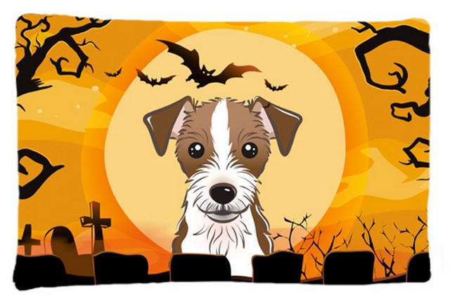 Halloween Jack Russell Terrier Fabric Standard Pillowcase