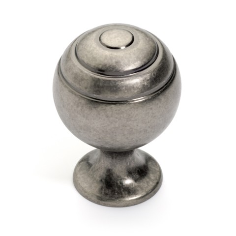 Picture of Dynasty Hardware K-2002-AN Super Saver Circle Pattern Cabinet Knob- Antique Nickel