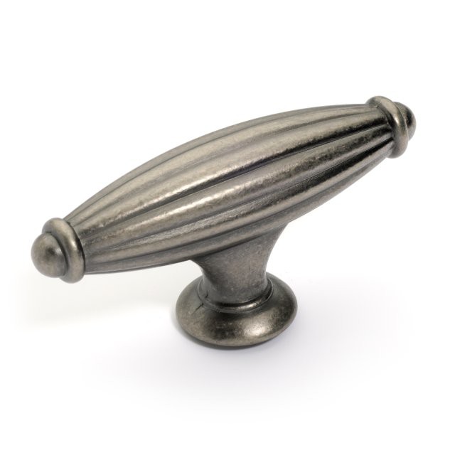 Picture of Dynasty Hardware K-8618-AN Super Saver Fluted Cabinet Knob- Antique Nickel