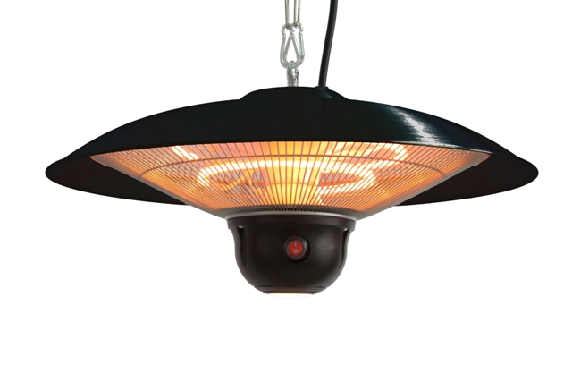 ENERG Infrared Electric Heater - Black - 1500 Watts - Includes Remote Control