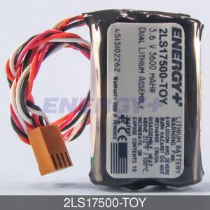 Compatible with ENERGY Replacement Battery For Kawasaki Robot Control - Black Heat Shrink - 2.04 x 1.34 x 0.68 in.
