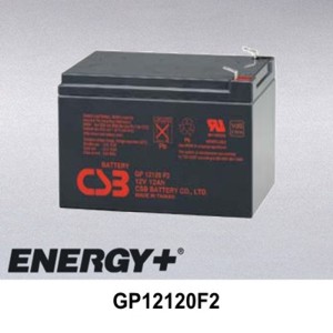 Compatible with  CSB GP12120F2 12000mAh Sealed Lead Acid Battery For Standby And Main Power Applications -  FedCo Batteries