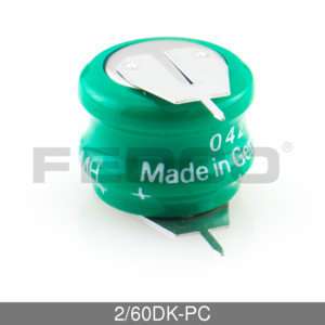 Compatible with Varta 2-60DK-PC 2.4V 80mAh Rechargeable Battery For Memory Support Applications