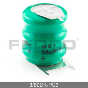 Compatible with Varta 3-60DK-PC3 3.6V 80mAh Rechargeable Battery For Memory Support Applications