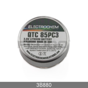 Compatible with Electrochem 3B880 3.6V 1000mAh Lithium Wafer Cell For Industrial And Memory Applications