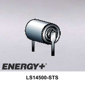 Compatible with  Saft LS14500-STS AA Lithium Cell With Solder Tabs