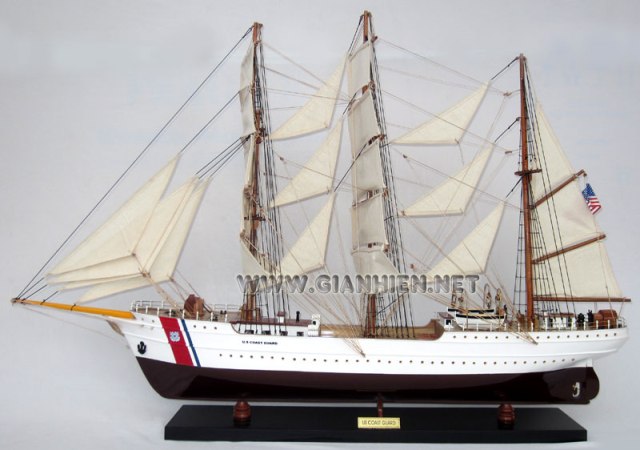 Picture of Gia Nhien TS0037P-60 US Coast Guard Eagle Wooden Model Tall Ship