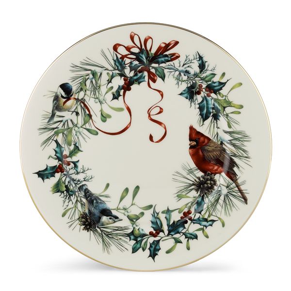 Picture of Lenox 835219 Winter Greet Dinnerware Plaid Plate, - Set Of 6