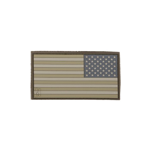 Reverse USA Flag Patch, Small - Arid