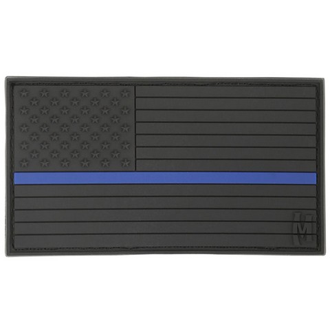 USA Flag Patch, Large - LE Thin Blue Line
