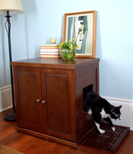 Picture of RefinedKind Refined Litter Box Large - Mahogany