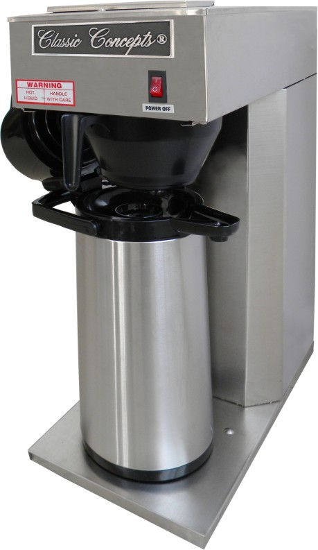 Picture of Classic Concepts GB168 Stainless Steel Commercial Brewer - Pour-over 12 Cup With Airpot