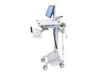 Picture of Ergotron 10190530 StyleView EMR Cart with LCD Pivot&#44; LiFe Powered