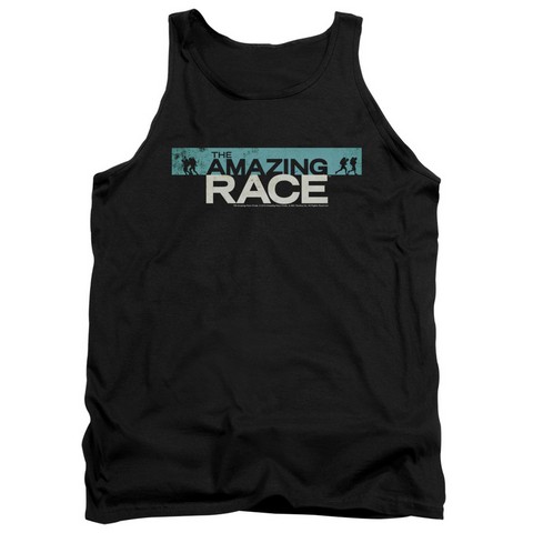 Amazing Race-Bar Logo - Adult Tank Top - Black- Medium