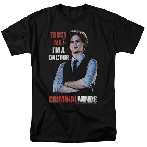 Criminal Minds-Trust Me - Short Sleeve Adult 18-1 Tee - Black- 4X