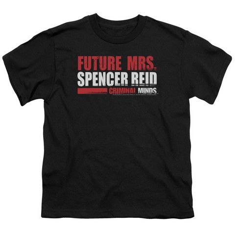 Criminal Minds-Future Bride - Short Sleeve Youth 18-1 Tee - Black- Medium
