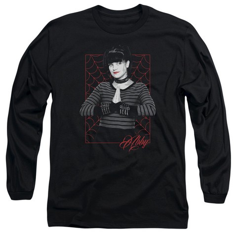 Ncis-Abby Webs - Long Sleeve Adult 18-1 Tee - Black- Medium