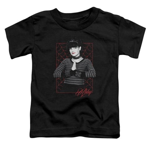 Ncis-Abby Webs - Short Sleeve Toddler Tee - Black- Medium 3T