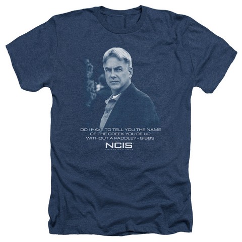 Ncis-Creek - Adult Heather Tee - Navy- 2X