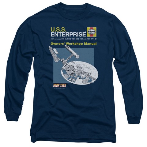 Star Trek-Enterprise Manual - Navy- Medium