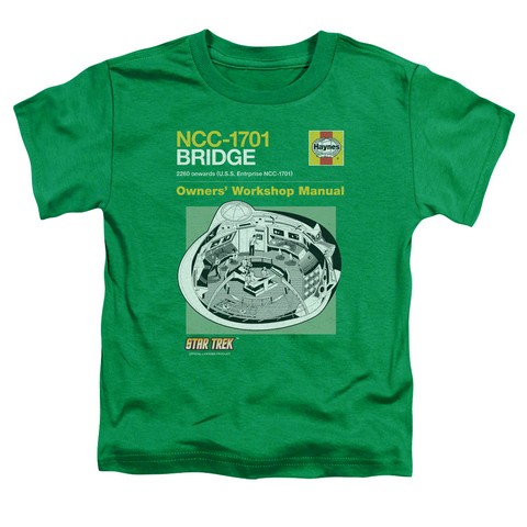 Star Trek-Bride Manual - Kelly Green- Large 4T