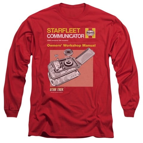 Star Trek-Comm Manual - Red- Large