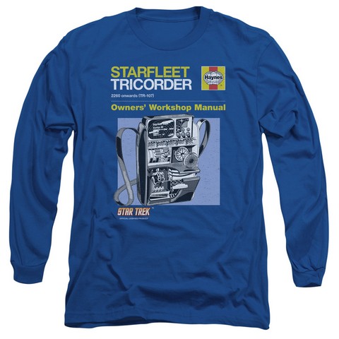 Star Trek-Tricorder Manual - Royal Blue- Large