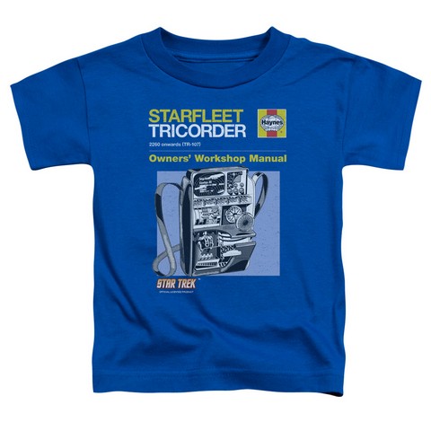 Star Trek-Tricorder Manual - Royal Blue- Medium 3T