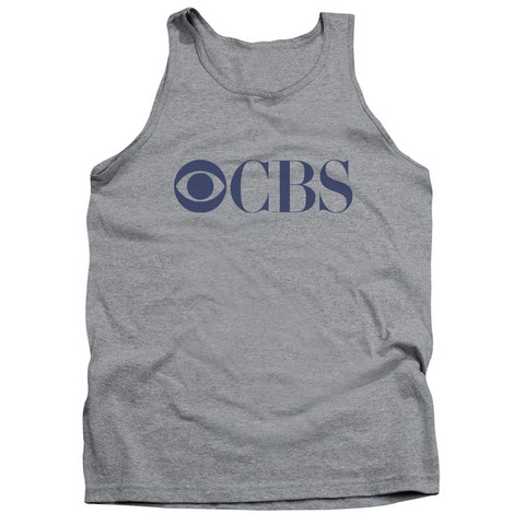 Cbs Logo - Adult Tank Top - Athletic Heather- 2X