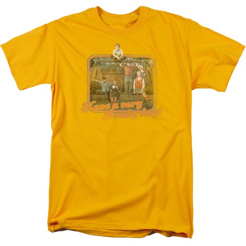 Brady Bunch-Have A Very Brady Day - Gold- Extra Large