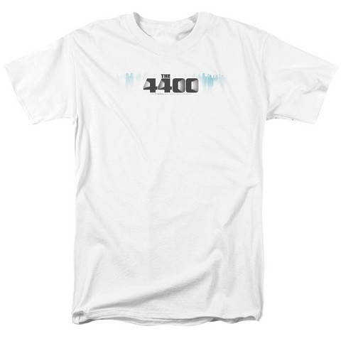 4400-The 4400 Logo - Short Sleeve Adult 18-1 Tee - White- Medium