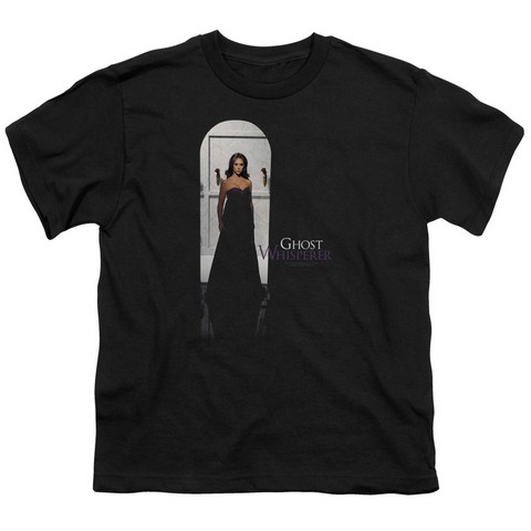 Ghost Whisperer-Doorway - Short Sleeve Youth 18-1 Tee - Black- Large