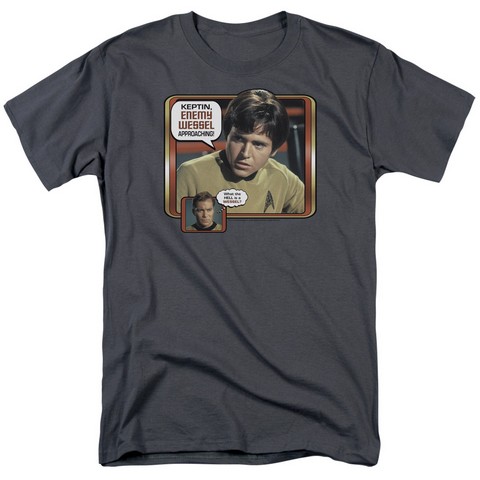 Star Trek-Enemy Wessel Short Sleeve Adult 18-1 Tee - Charcoal - Medium