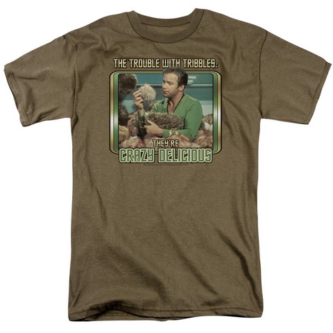 Star Trek-Crazy Delicious 18-1 Tee - Safari Green - Extra Large