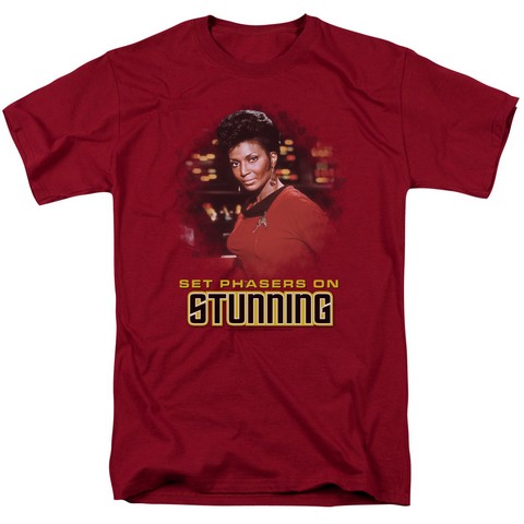 Star Trek-Stunning - Short Sleeve Adult 18-1 Tee - Cardinal- Small