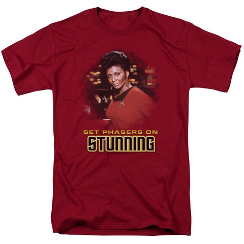 Star Trek-Stunning - Short Sleeve Adult 18-1 Tee - Cardinal- 3X -  NewGroove, NE3799955