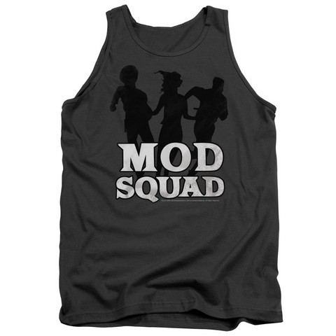 Mod Squad-Mod Squad Run Simple - Adult Tank Top - Charcoal- Medium