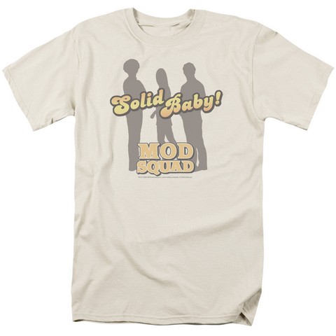 Mod Squad-Solid Mod - Short Sleeve Adult 18-1 Tee - Cream- Extra Large