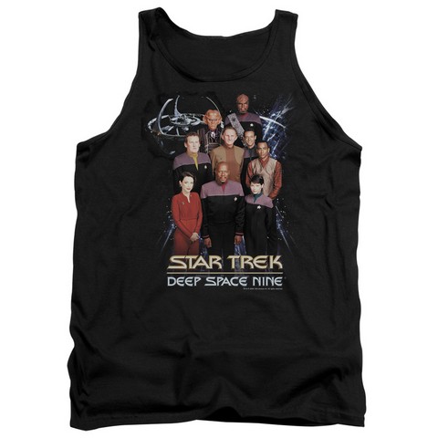 Star Trek-Ds9 Crew - Adult Tank Top - Black- Medium