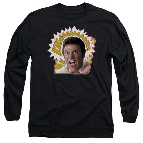 Star Trek-Khaaaaaan - Long Sleeve Adult 18-1 Tee - Black- 2X
