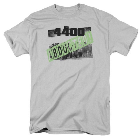 4400-Abducted - Short Sleeve Adult 18-1 Tee - Silver- 2X