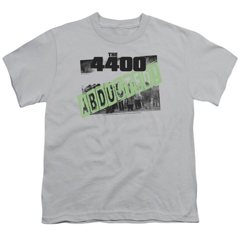 4400-Abducted - Short Sleeve Youth 18-1 Tee - Silver- Extra Large