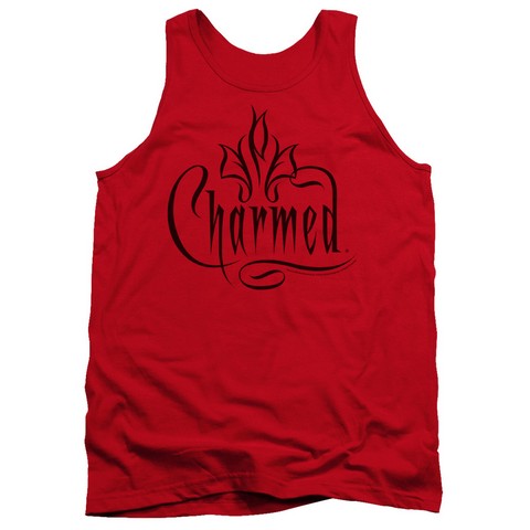 Charmed-Charmed Logo - Adult Tank Top - Red- Medium