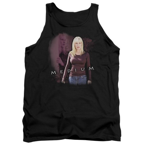 Medium-Medium - Adult Tank Top - Black- Large