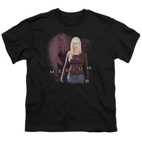 Medium-Medium - Short Sleeve Youth 18-1 Tee - Black- Large
