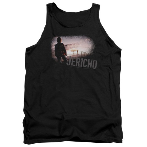 Jericho-Mushroom Cloud - Adult Tank Top - Black- Extra Large