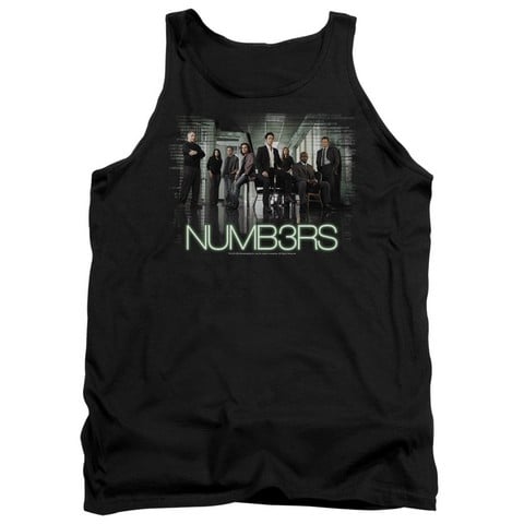 Numb3Rs-Numbers Cast - Adult Tank Top - Black- Medium