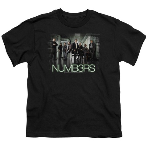Numb3Rs-Numbers Cast - Black- Large